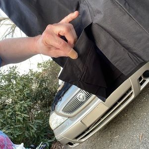 Anne Taylor Loft Strapless Black Dress Ruffle 4